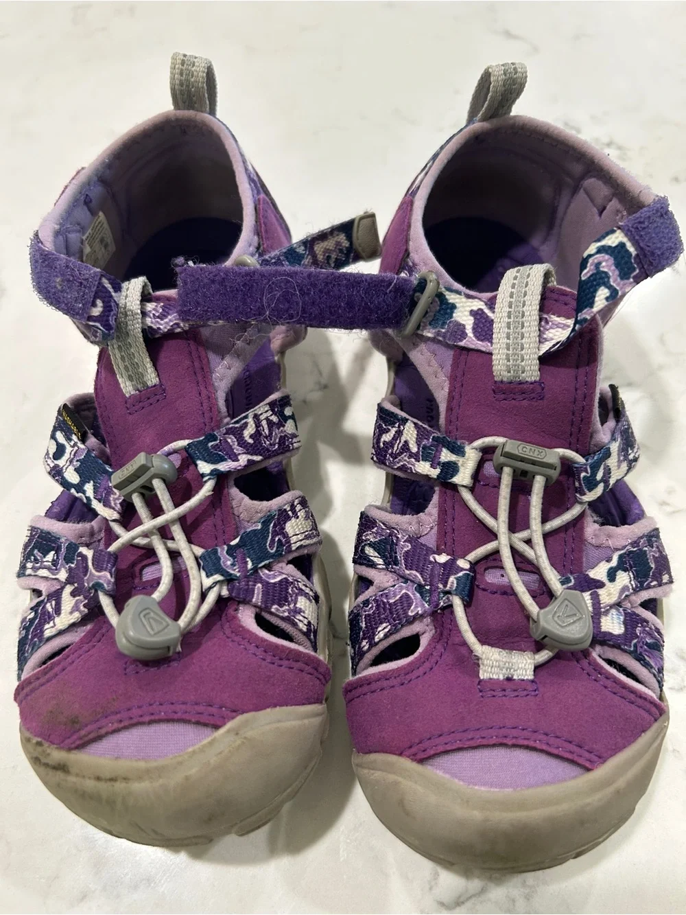 KEEN Kids Purple and Gray Closed-Toe Sandal